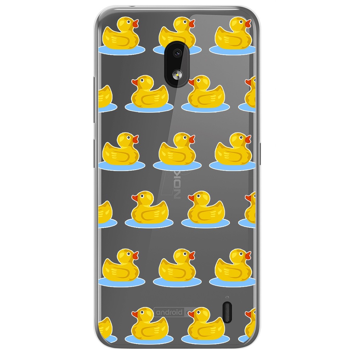 Funda Gel Transparente para Nokia 2.2 diseño Pato Dibujos