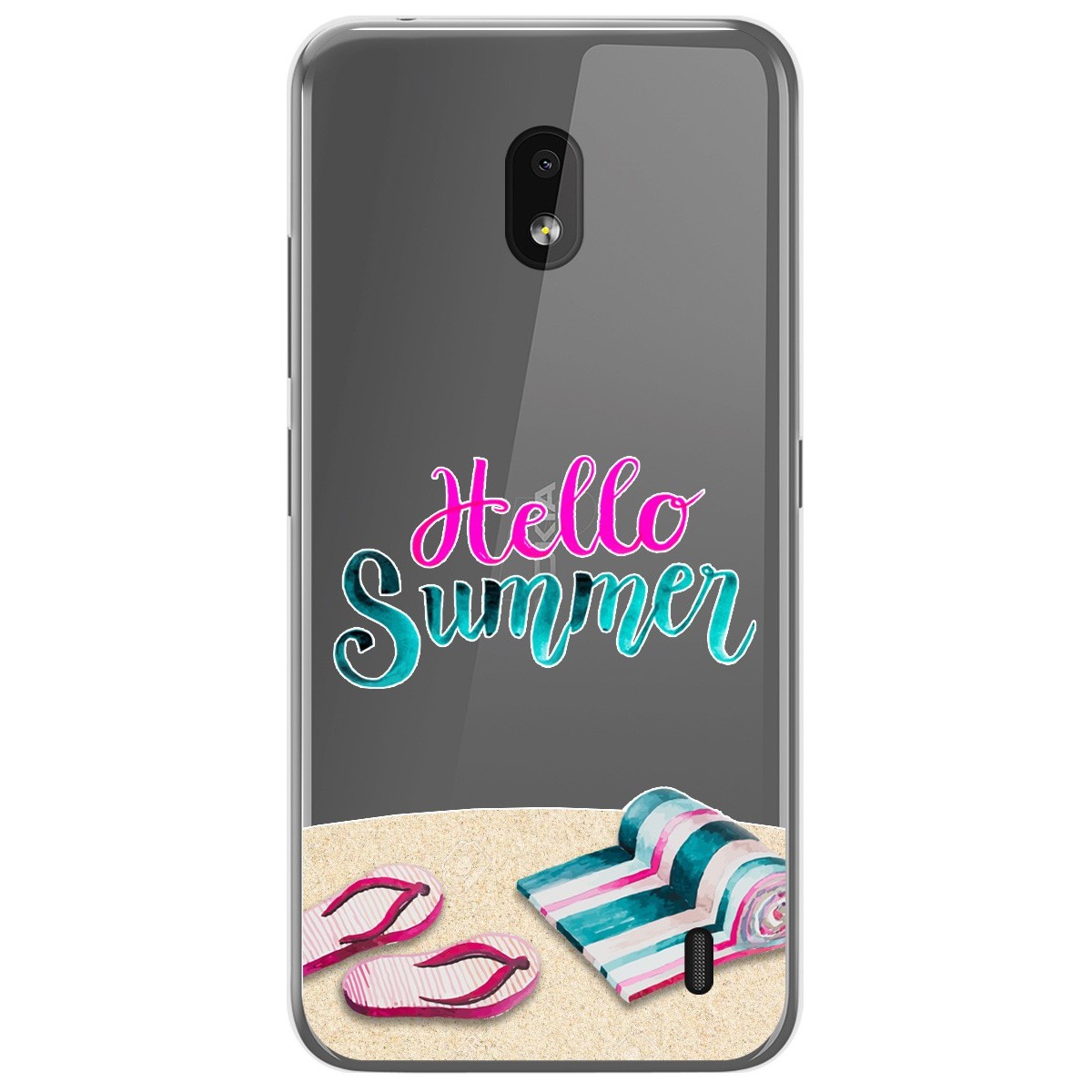 Funda Gel Transparente para Nokia 2.2 diseño Summer Dibujos