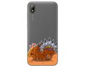 Funda Gel Transparente para Huawei Y5 2019 diseño Bufalo Dibujos