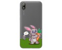 Funda Gel Transparente para Huawei Y5 2019 diseño Conejo Dibujos