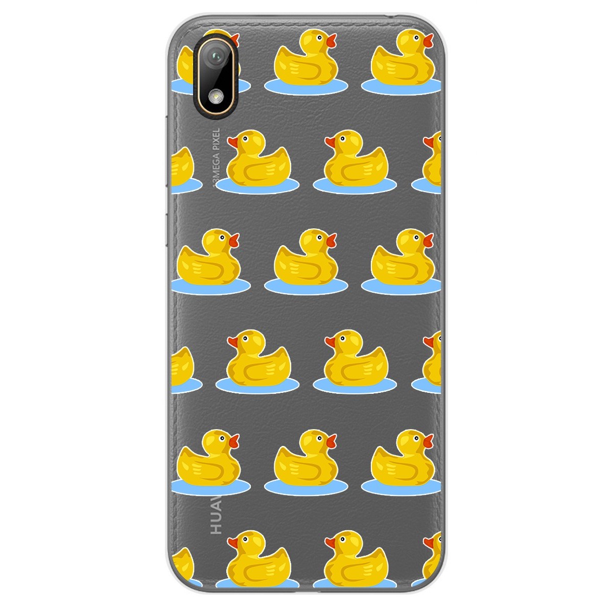 Funda Gel Transparente para Huawei Y5 2019 diseño Pato Dibujos