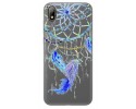 Funda Gel Transparente para Huawei Y5 2019 diseño Plumas Dibujos