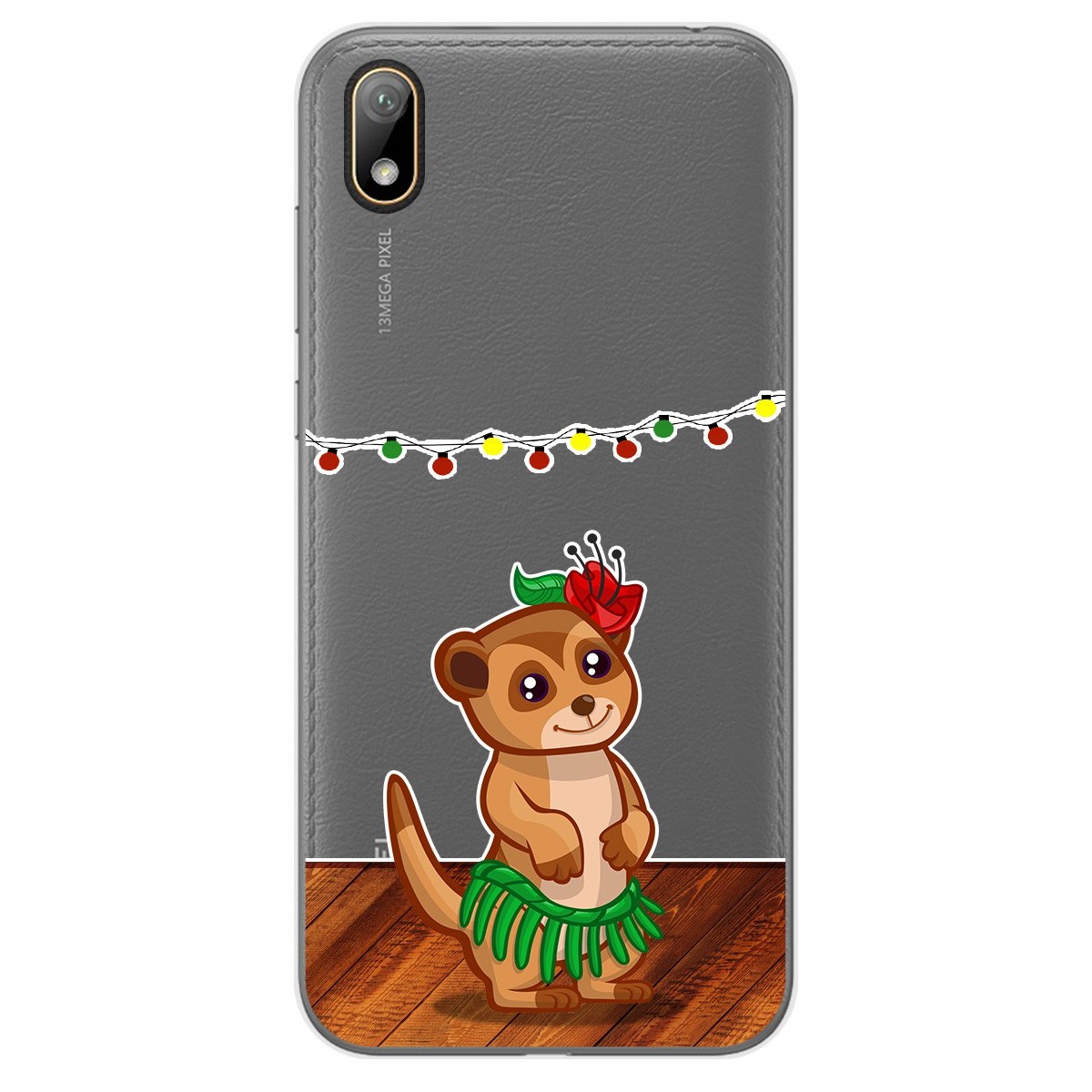 Funda Gel Transparente para Huawei Y5 2019 diseño Suricata Dibujos