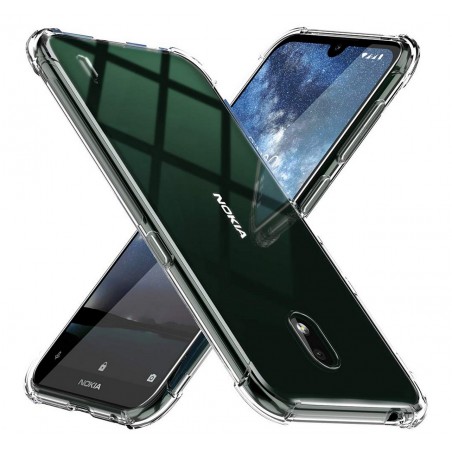 Funda Gel Tpu Anti-Shock Transparente para Nokia 2.2