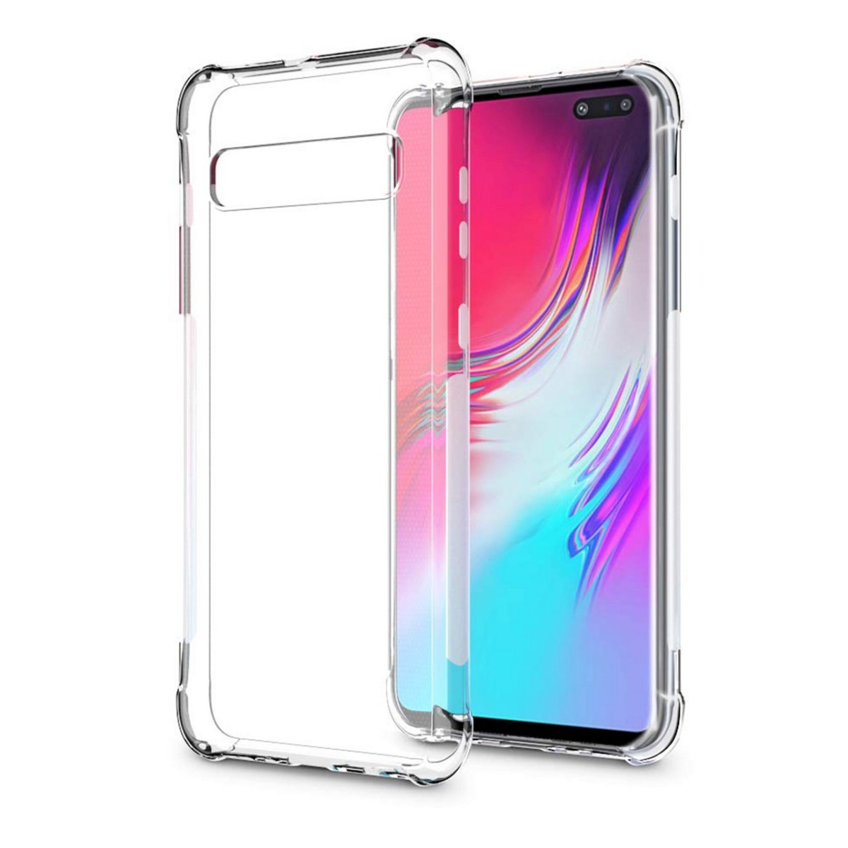 Funda Gel Tpu Anti-Shock Transparente para Samsung Galaxy S10 5G