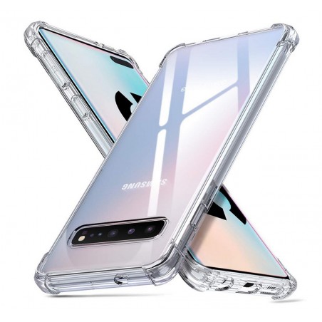 Funda Gel Tpu Anti-Shock Transparente para Samsung Galaxy S10 5G