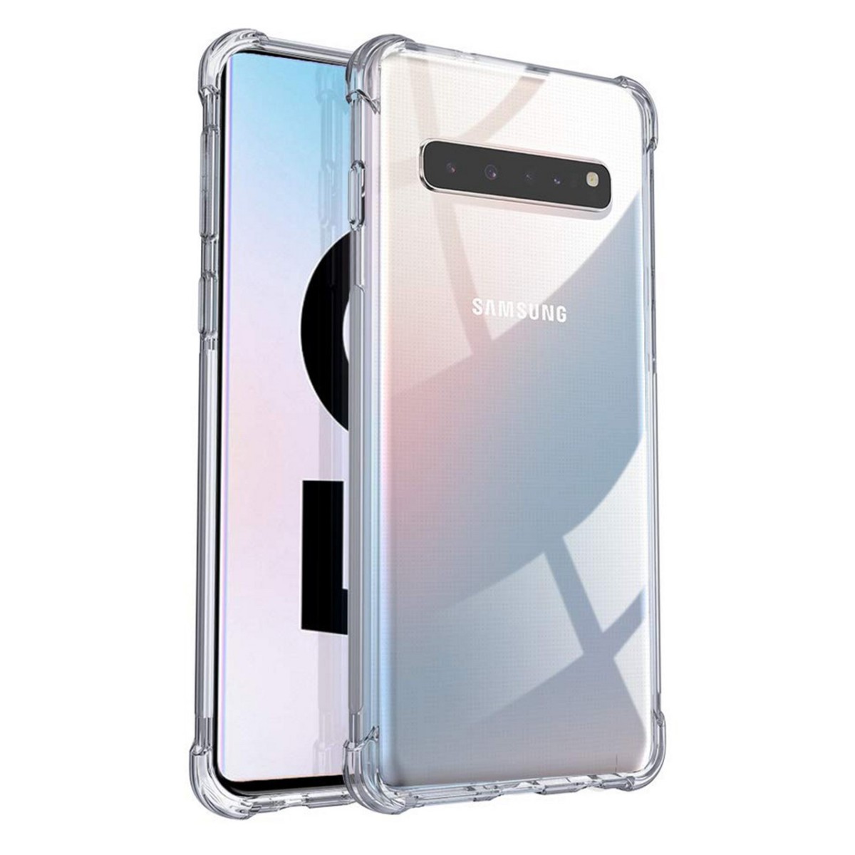 Funda Gel Tpu Anti-Shock Transparente para Samsung Galaxy S10 5G