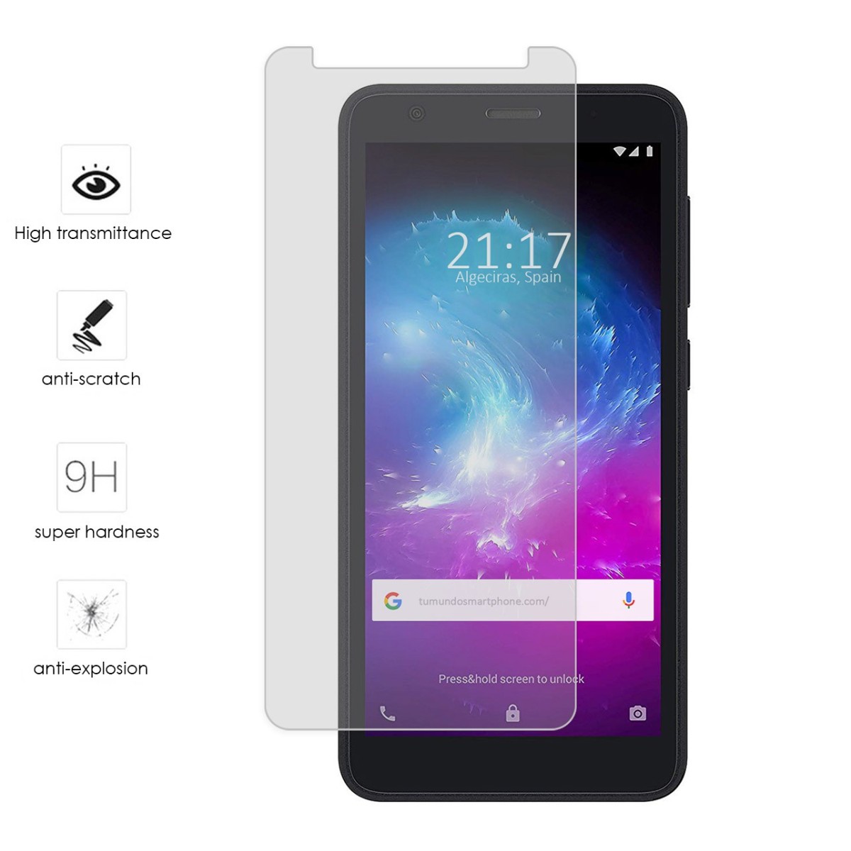 Protector Cristal Templado para Zte Blade A3 2019 / L8 Vidrio