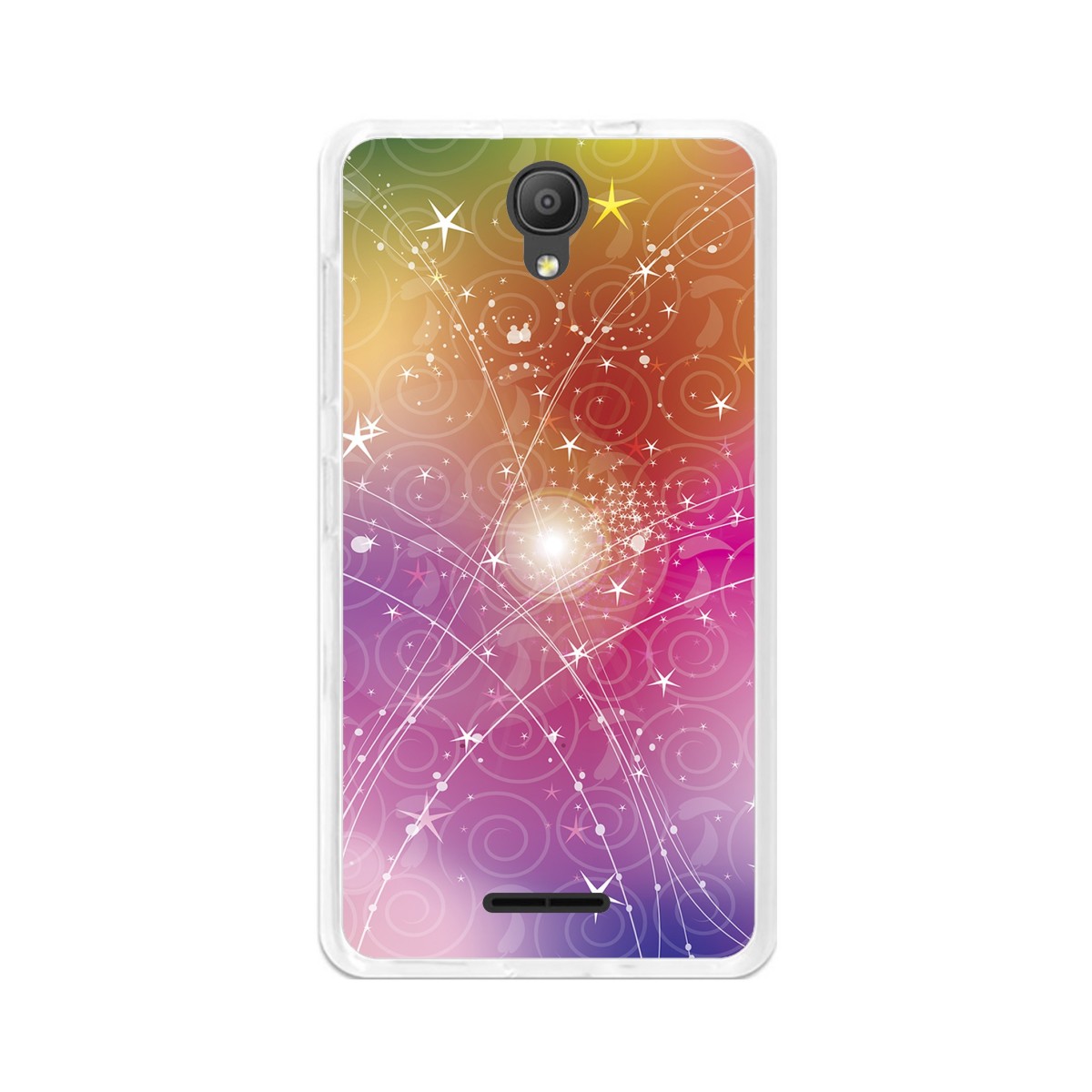Funda Gel Tpu para Alcatel Pixi 4 (5") 3G Diseño Abstracto Dibujos