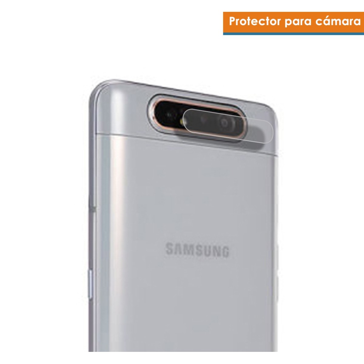 Protector Cristal Templado Cámara Trasera para Samsung Galaxy A80 Vidrio