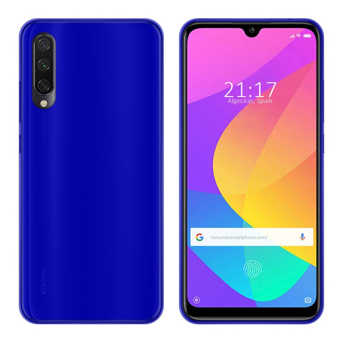 Funda Gel Tpu para Xiaomi Mi A3 Color Azul