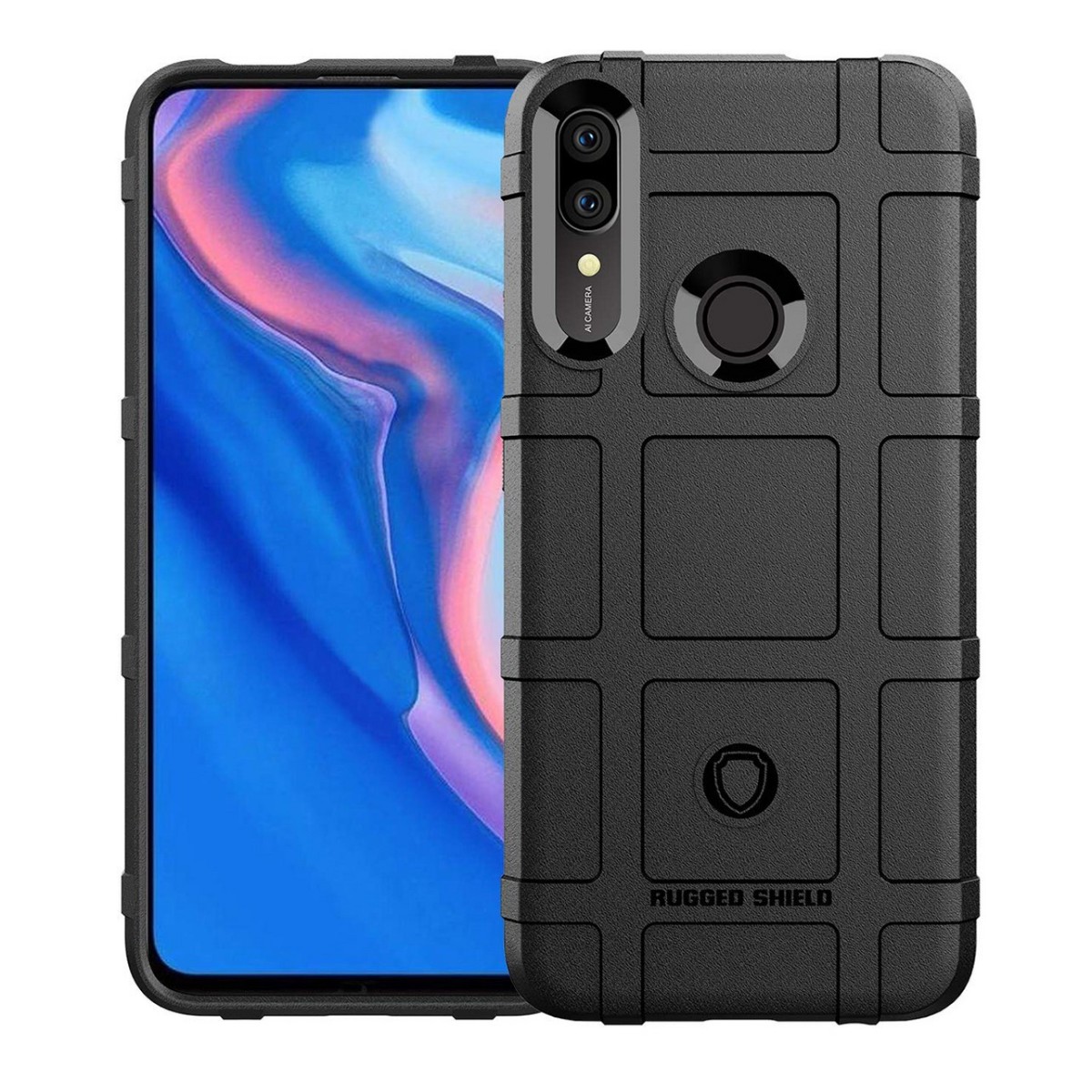 Funda Armor Rugged Shield Antigolpes para Huawei P Smart Z color Negra