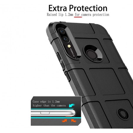 Funda Armor Rugged Shield Antigolpes para Huawei P Smart Z color Negra
