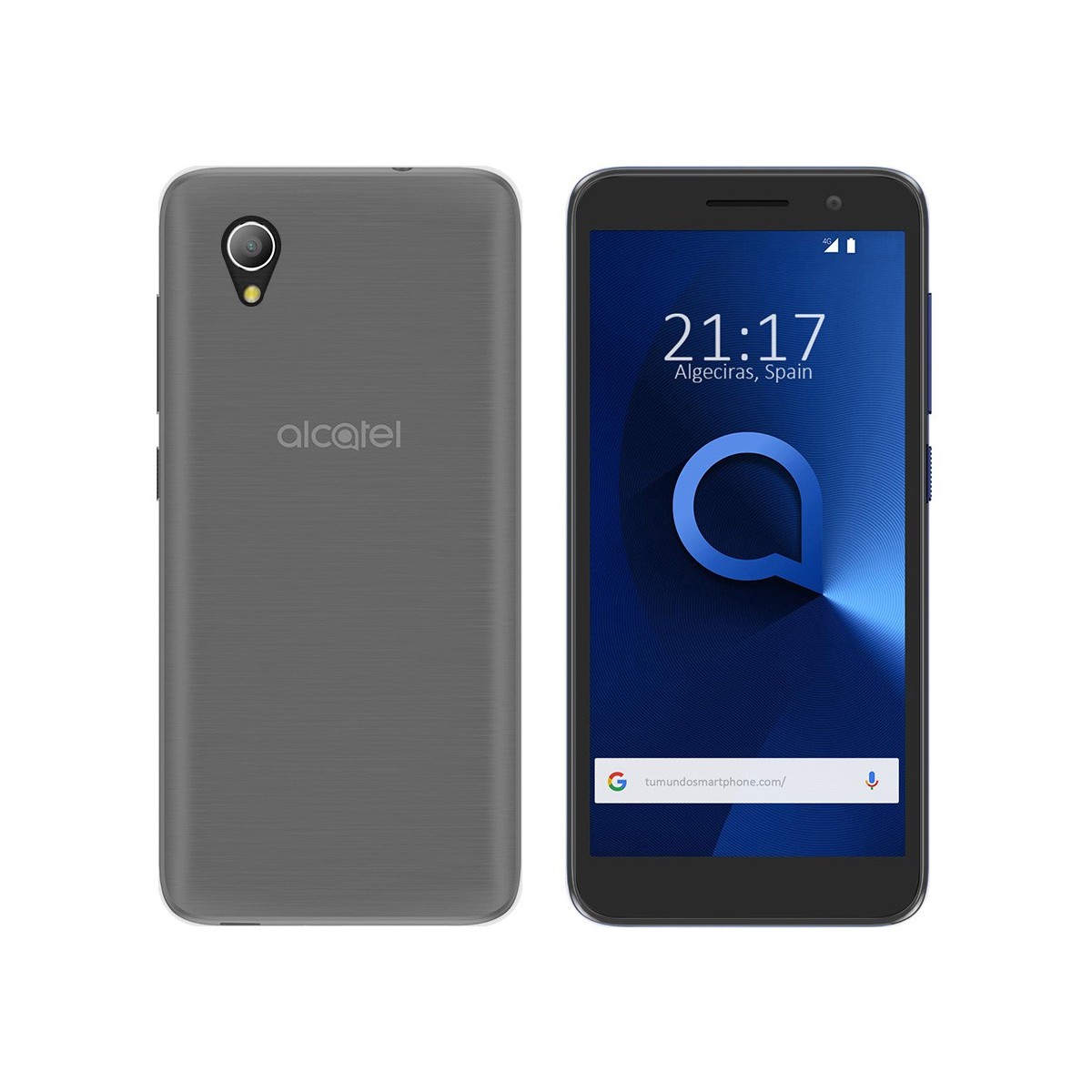 Funda Gel Tpu Fina Ultra-Thin 0,5mm Transparente para Alcatel 1 (2019)