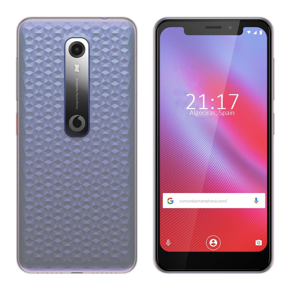 Funda Gel Tpu Fina Ultra-Thin 0,5mm Transparente para Vodafone Smart N10