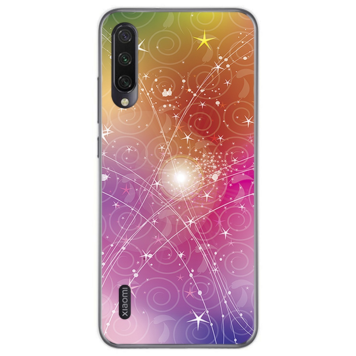 Funda Gel Tpu para Xiaomi Mi A3 diseño Abstracto Dibujos