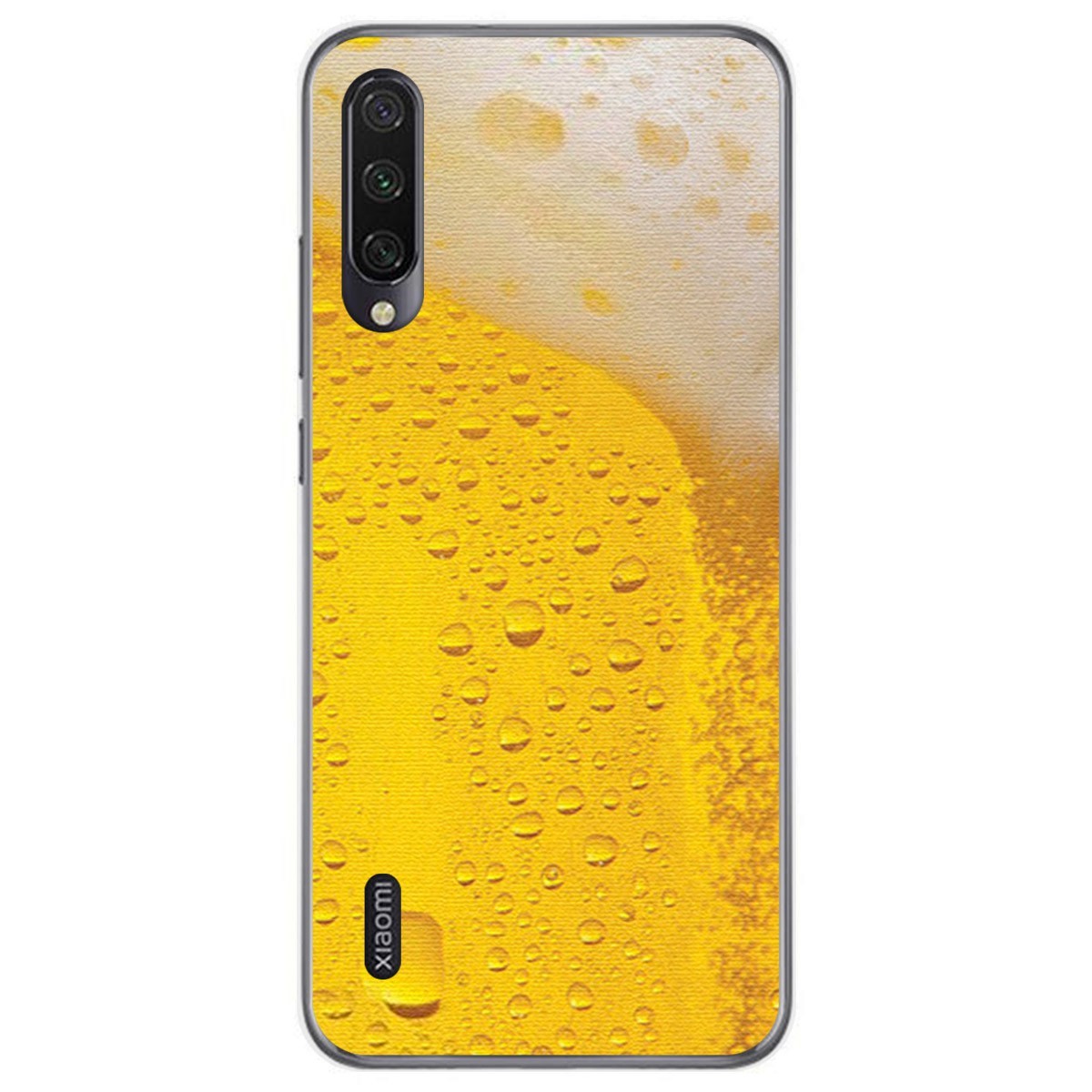 Funda Gel Tpu para Xiaomi Mi A3 diseño Cerveza Dibujos