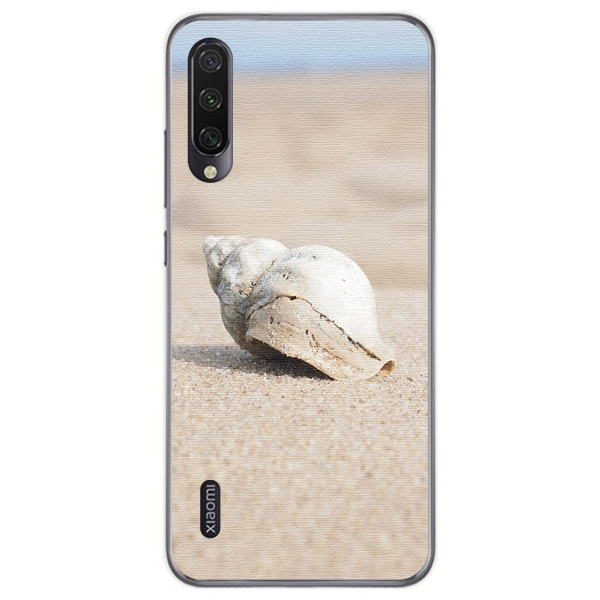 Funda Gel Tpu para Xiaomi Mi A3 diseño Concha Dibujos