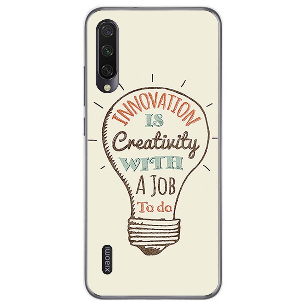 Funda Gel Tpu para Xiaomi Mi A3 diseño Creativity Dibujos