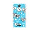 Funda Gel Tpu para Alcatel Pixi 4 (5") 3G Diseño Mariposas Dibujos