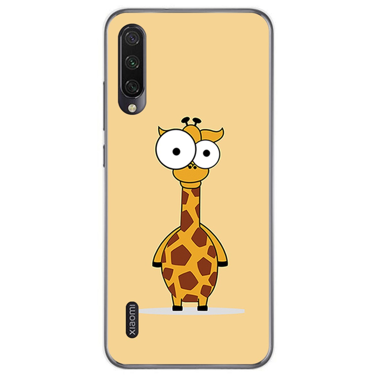 Funda Gel Tpu para Xiaomi Mi A3 diseño Jirafa Dibujos