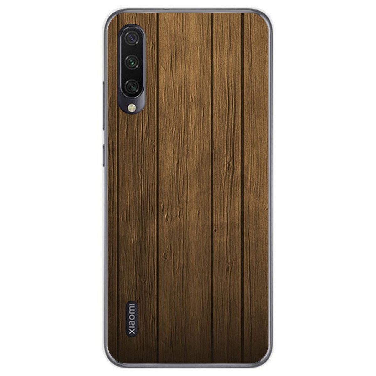 Funda Gel Tpu para Xiaomi Mi A3 diseño Madera Dibujos