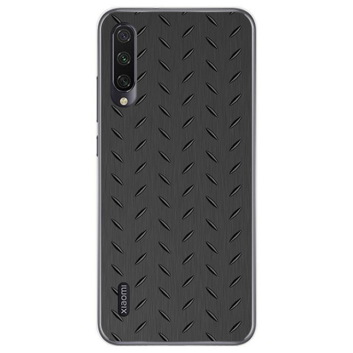 Funda Gel Tpu para Xiaomi Mi A3 diseño Metal Dibujos