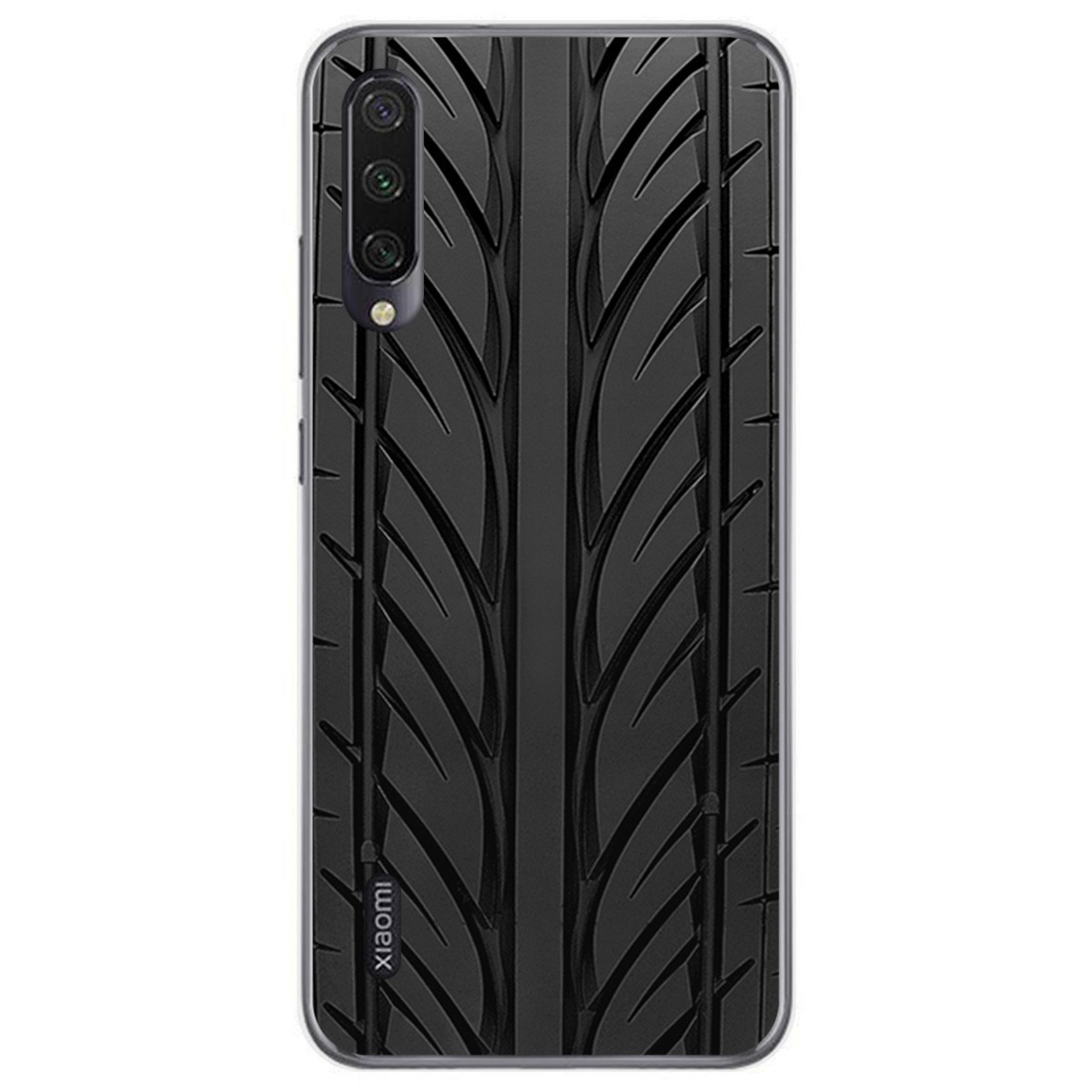 Funda Gel Tpu para Xiaomi Mi A3 diseño Neumatico Dibujos