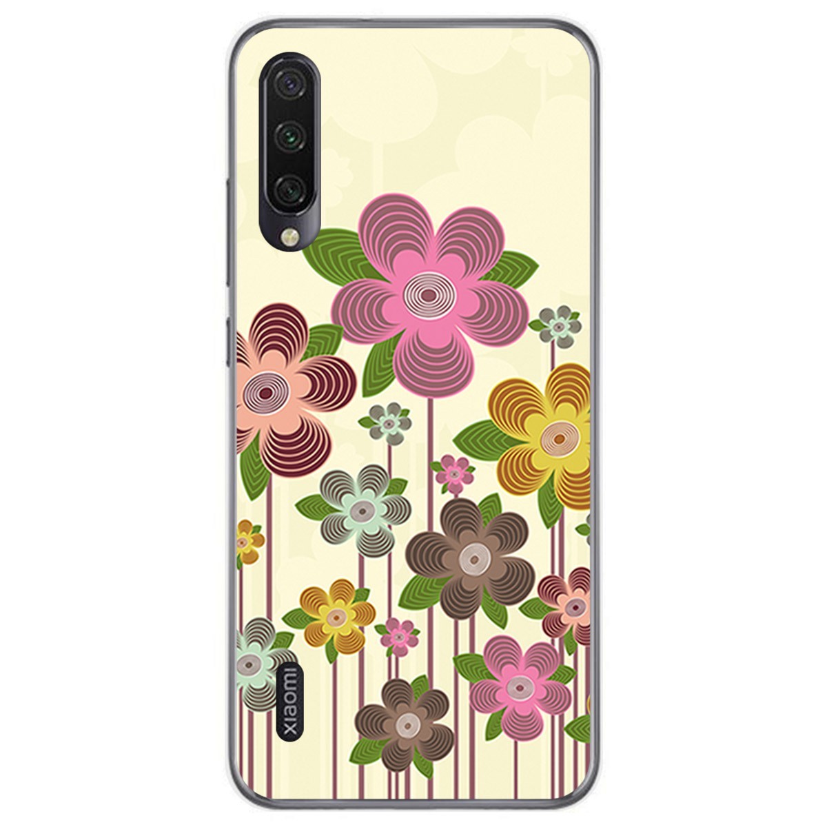 Funda Gel Tpu para Xiaomi Mi A3 diseño Primavera En Flor Dibujos