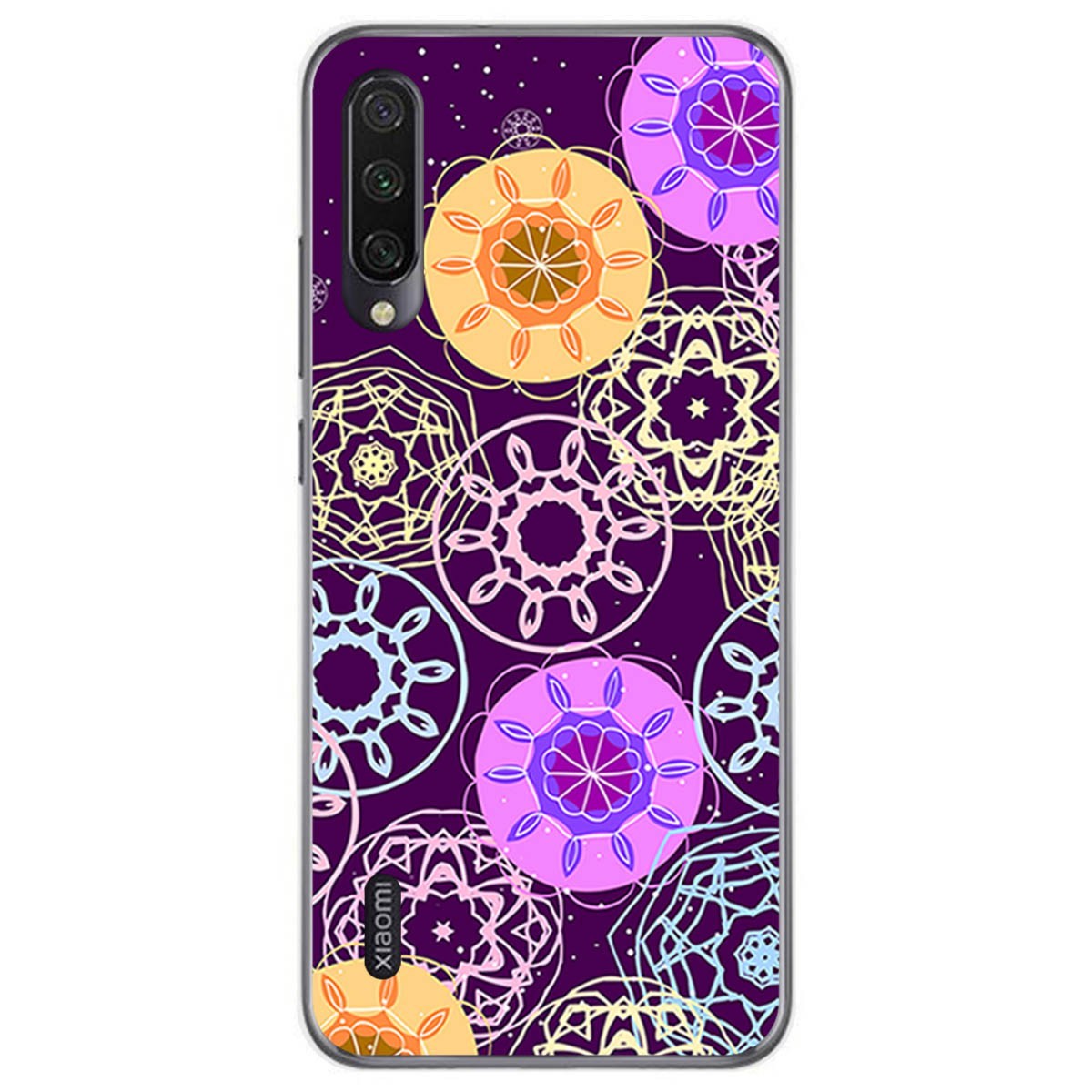 Funda Gel Tpu para Xiaomi Mi A3 diseño Radial Dibujos