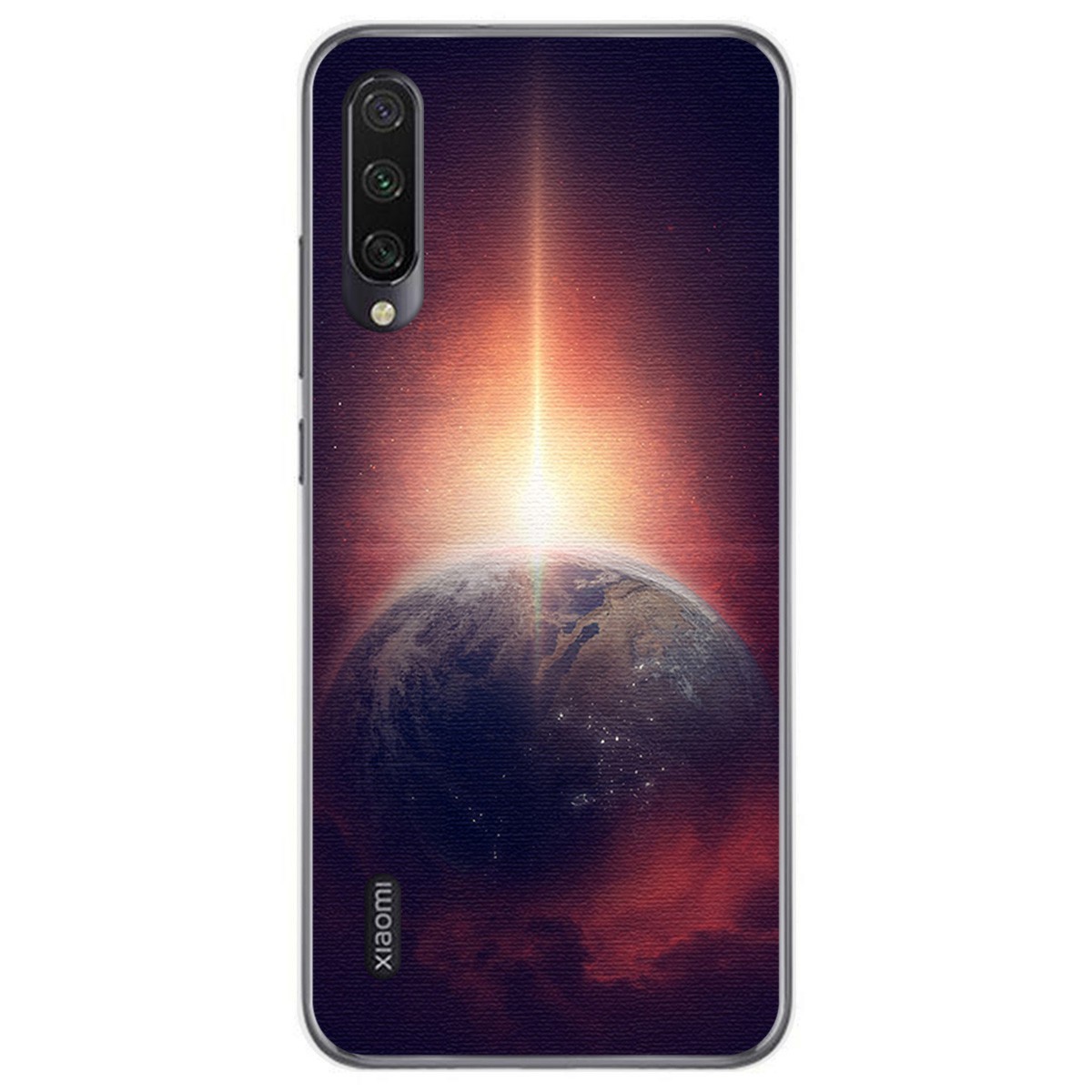 Funda Gel Tpu para Xiaomi Mi A3 diseño Tierra Dibujos