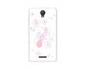 Funda Gel Tpu para Alcatel Pixi 4 (5") 3G Diseño Flores-Minimal Dibujos
