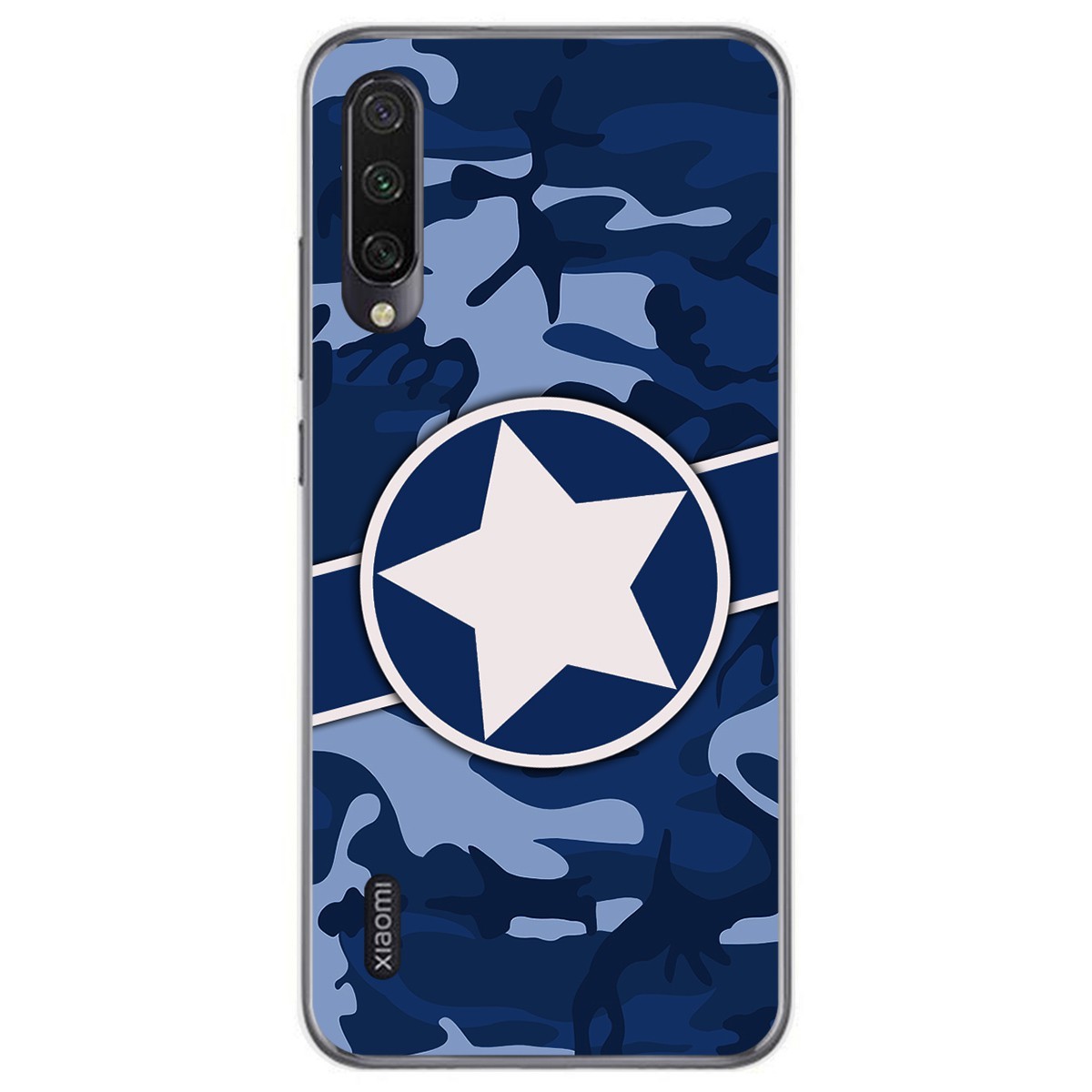Funda Gel Tpu para Xiaomi Mi A3 diseño Camuflaje 03 Dibujos