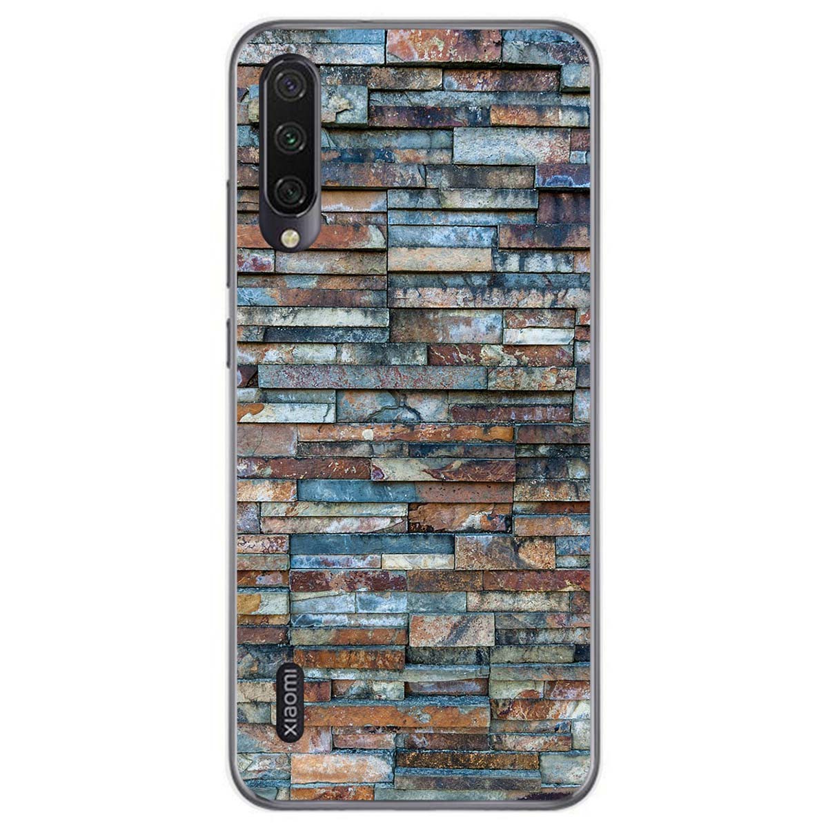 Funda Gel Tpu para Xiaomi Mi A3 diseño Ladrillo 05 Dibujos