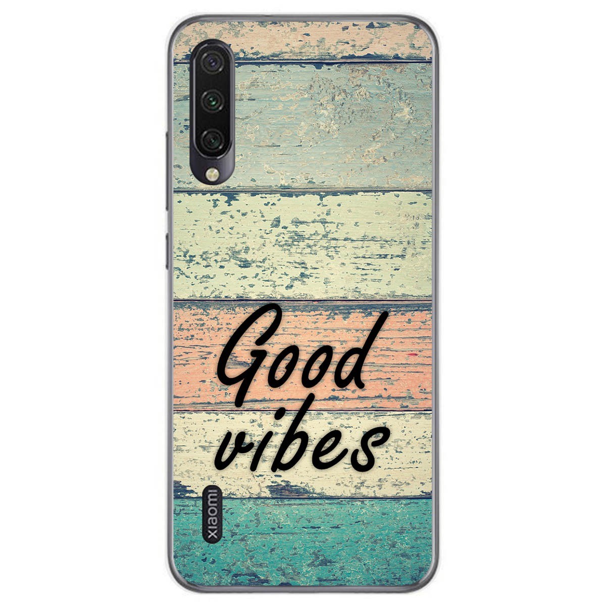 Funda Gel Tpu para Xiaomi Mi A3 diseño Madera 01 Dibujos