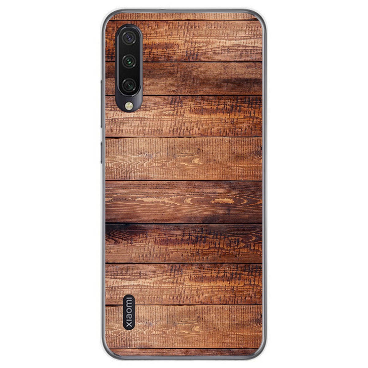 Funda Gel Tpu para Xiaomi Mi A3 diseño Madera 02 Dibujos