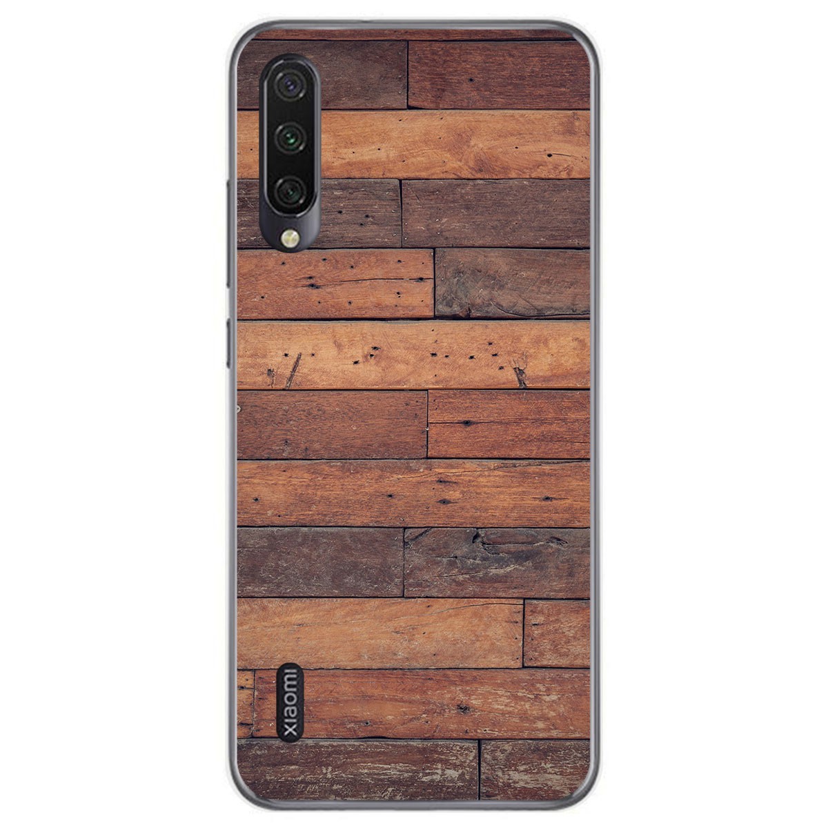 Funda Gel Tpu para Xiaomi Mi A3 diseño Madera 03 Dibujos