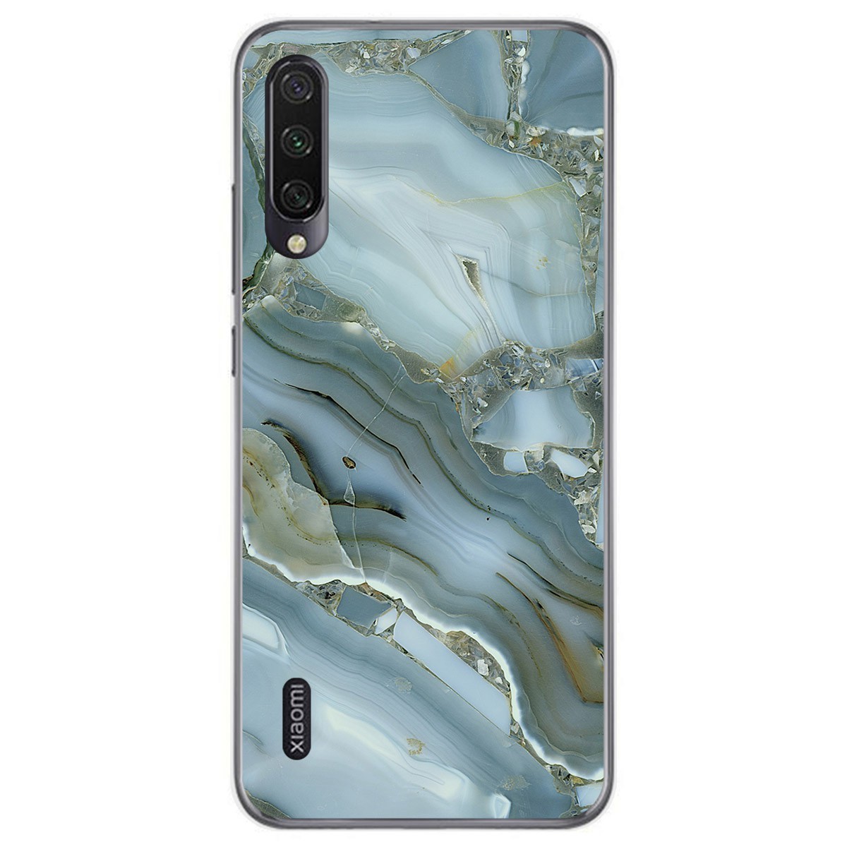 Funda Gel Tpu para Xiaomi Mi A3 diseño Mármol 09 Dibujos