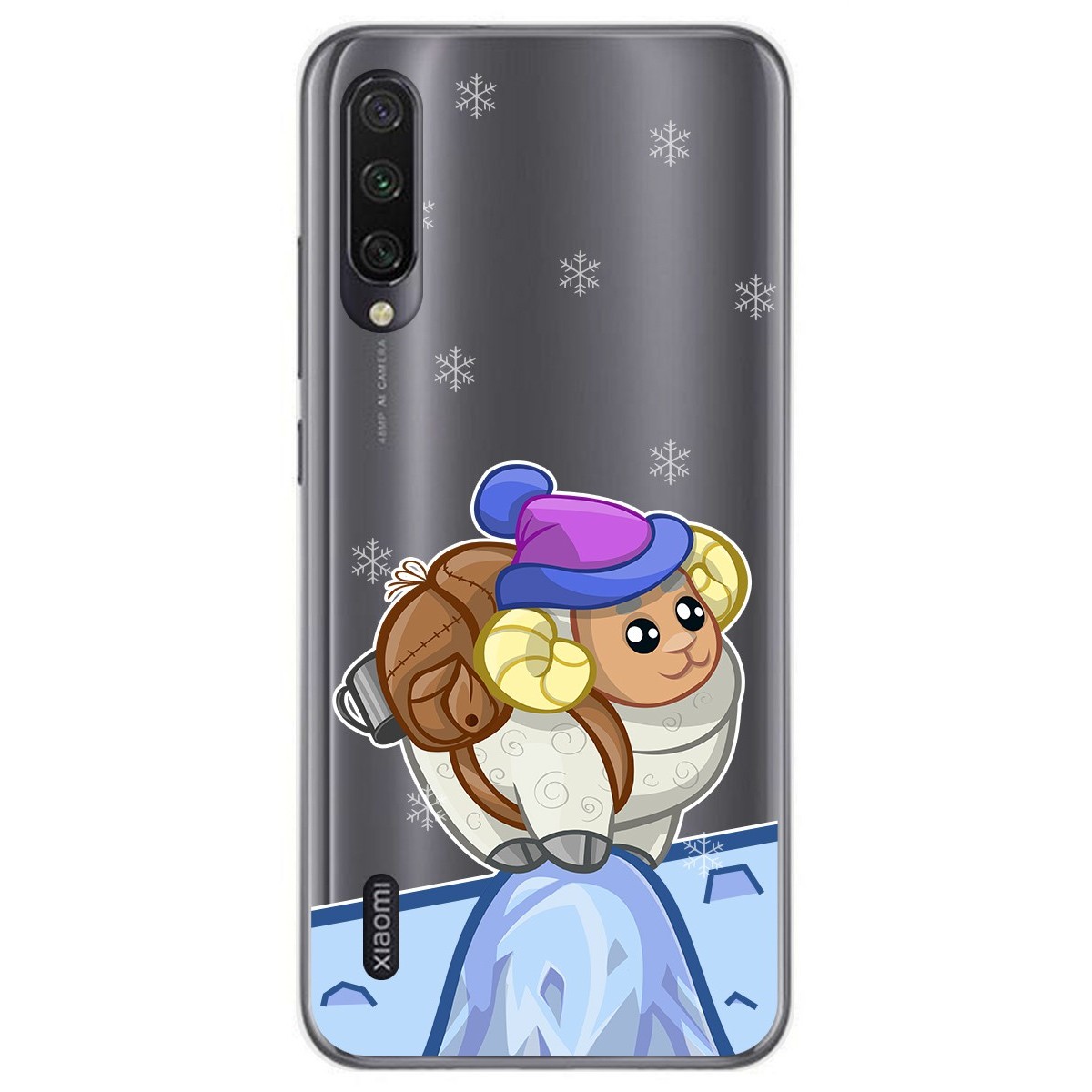 Funda Gel Transparente para Xiaomi Mi A3 diseño Cabra Dibujos