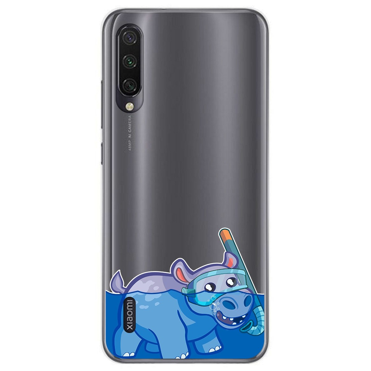 Funda Gel Transparente para Xiaomi Mi A3 diseño Hipo Dibujos