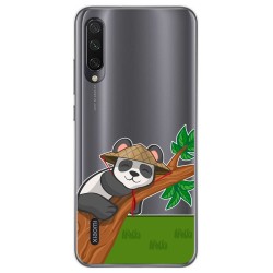 Funda Gel Transparente para Xiaomi Mi A3 diseño Panda Dibujos
