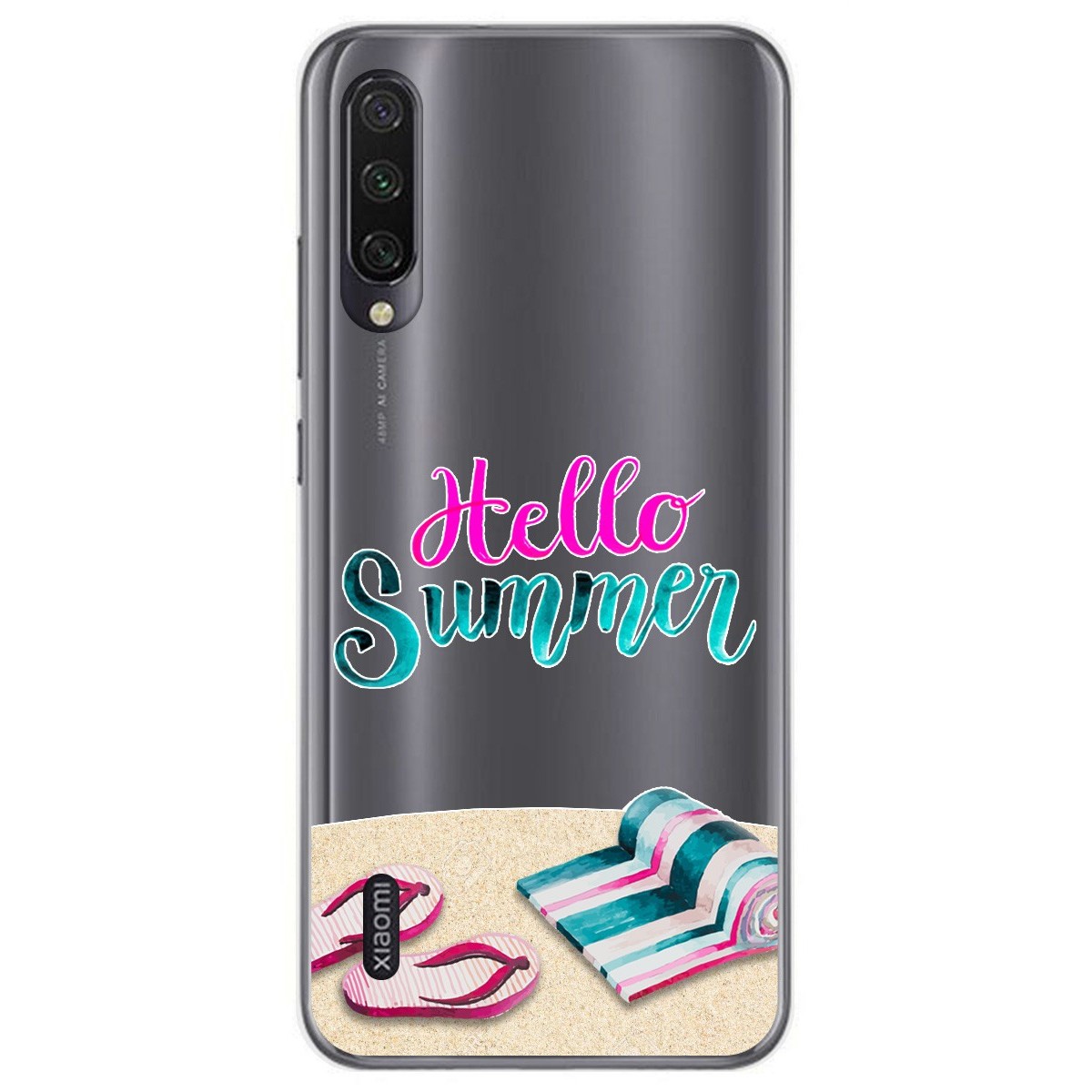 Funda Gel Transparente para Xiaomi Mi A3 diseño Summer Dibujos