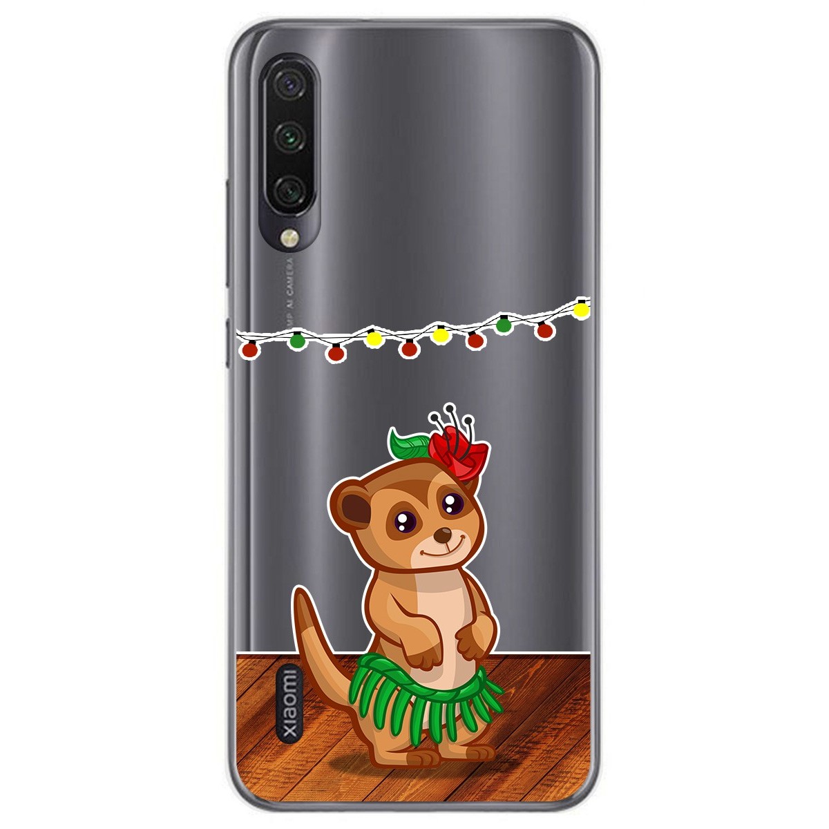 Funda Gel Transparente para Xiaomi Mi A3 diseño Suricata Dibujos