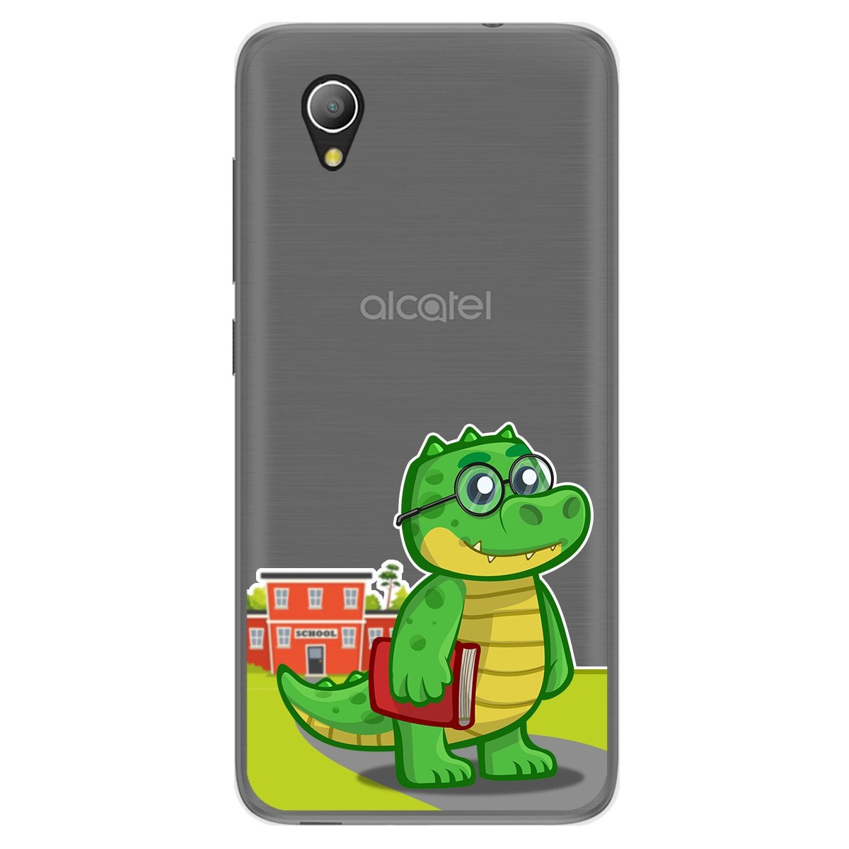 Funda Gel Transparente para Alcatel 1 2019 diseño Coco Dibujos