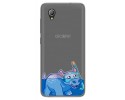 Funda Gel Transparente para Alcatel 1 2019 diseño Hipo Dibujos