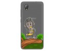 Funda Gel Transparente para Alcatel 1 2019 diseño Mono Dibujos