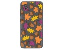 Funda Gel Transparente para Alcatel 1 2019 diseño Otoño Dibujos