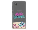 Funda Gel Transparente para Alcatel 1 2019 diseño Summer Dibujos