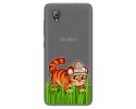 Funda Gel Transparente para Alcatel 1 2019 diseño Tigre Dibujos