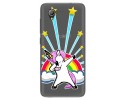 Funda Gel Transparente para Alcatel 1 2019 diseño Unicornio Dibujos